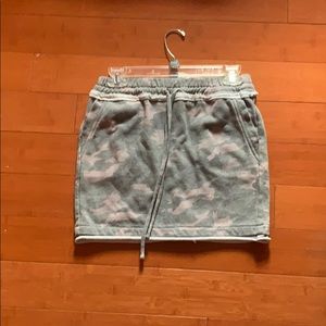 Army patterned skirt